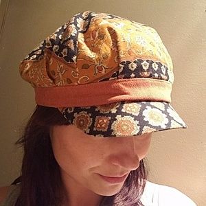 Newsboy printed hat